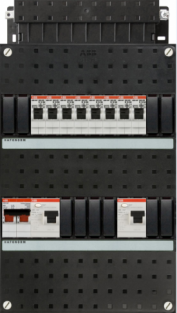 ABB groepenkast 1 fase met 8 groepen en montage